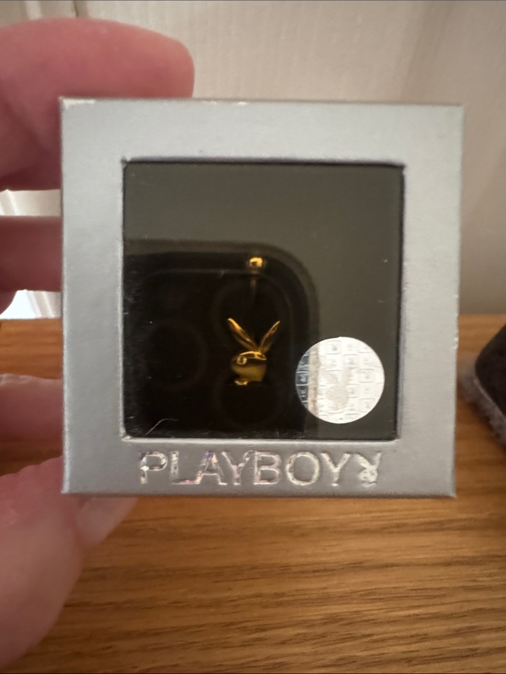 PLAYBOY 14k Gold Bunny Naval Ring